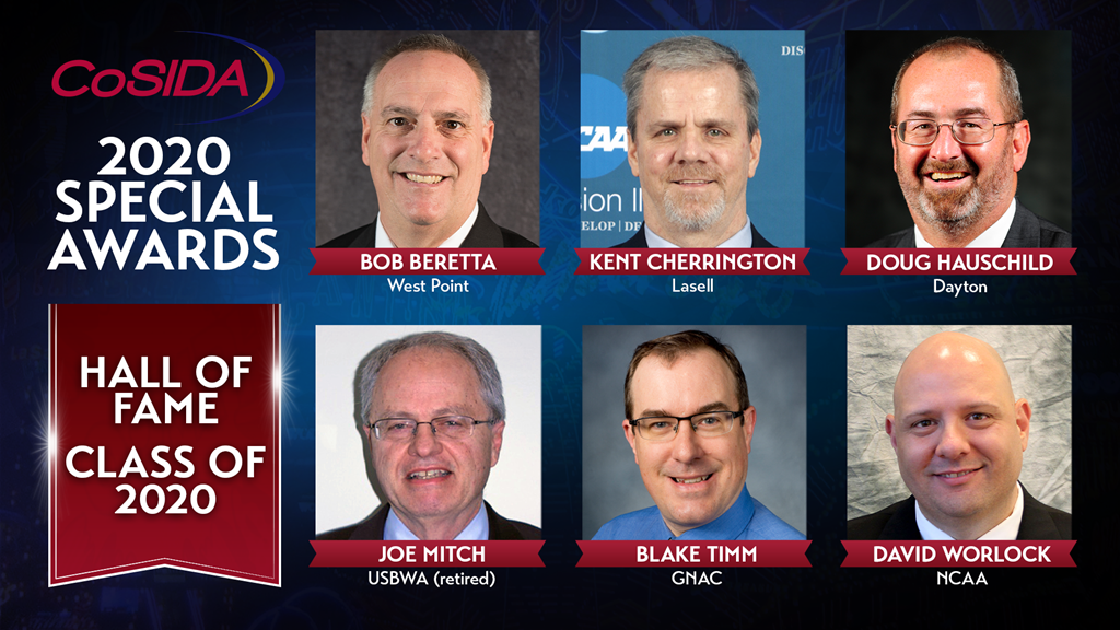 Six-Member Hall of Fame Highlights CoSIDA's 2020 Special Award Honorees